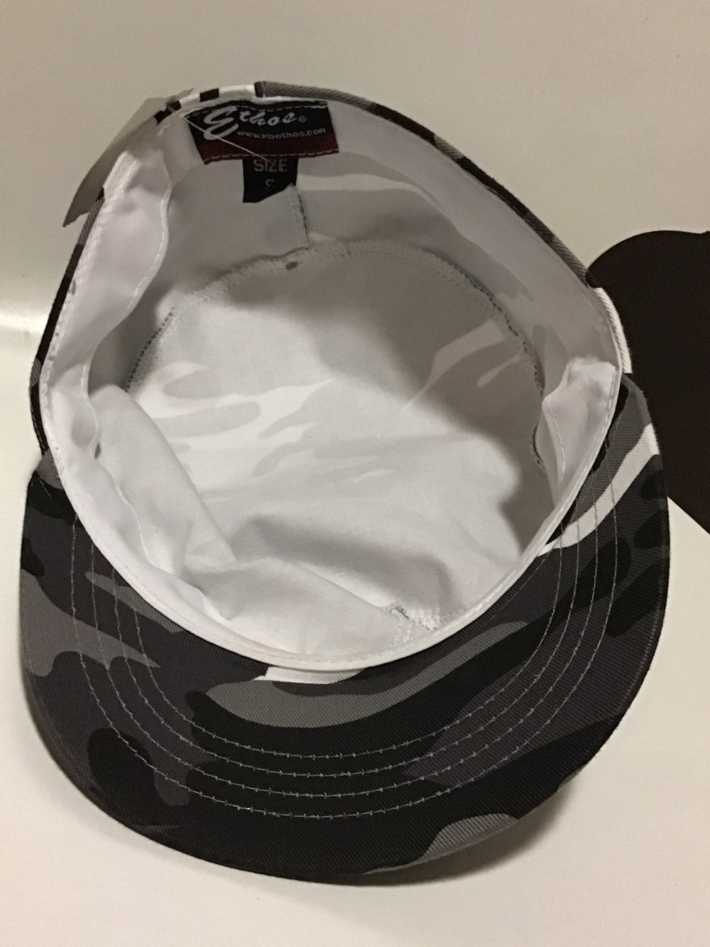 Men's Grey Camo Field Cap - Military Style - Picture 2 of 2